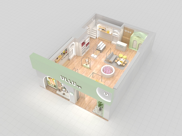 优露童装店铺展示