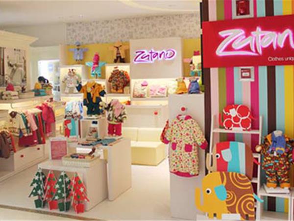 ZUTANO童装店铺展示
