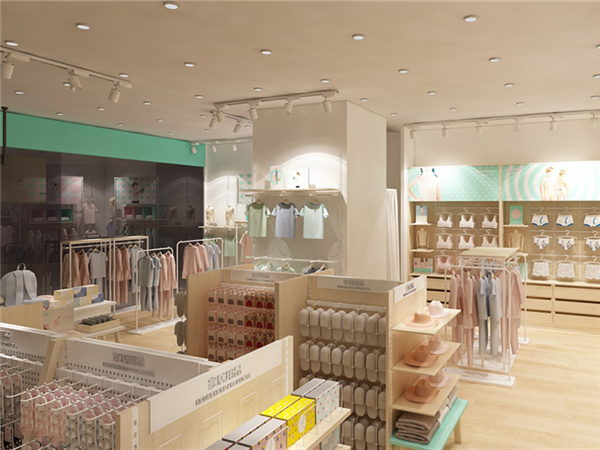 久岁伴童装店铺展示