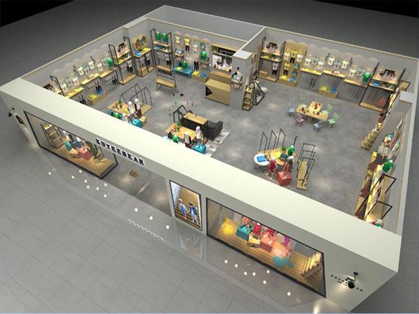 酷咿熊童装店铺展示