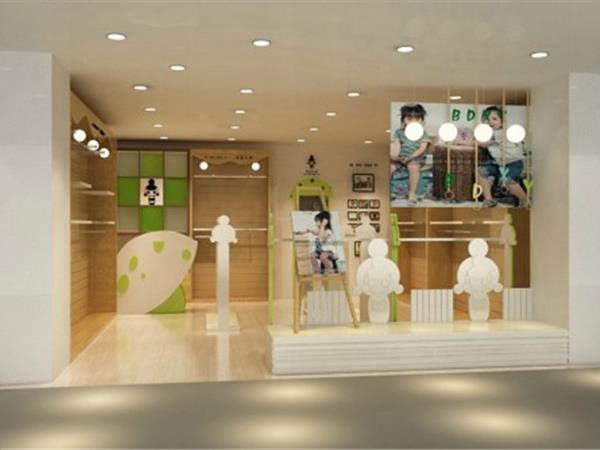 布岛小伊童装店铺展示
