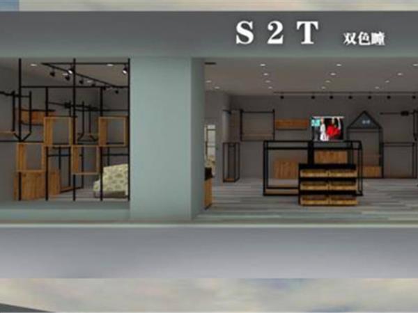 双色瞳童装店铺展示