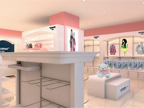 衣之上童装店铺展示