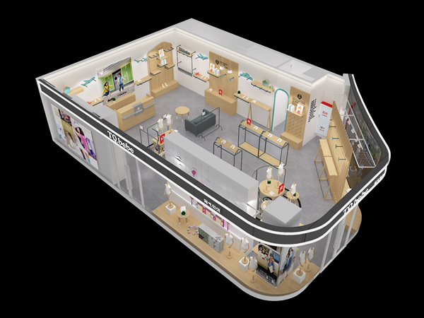 淘气贝贝童装店铺展示