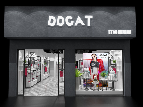叮当猫潮童童装店铺展示
