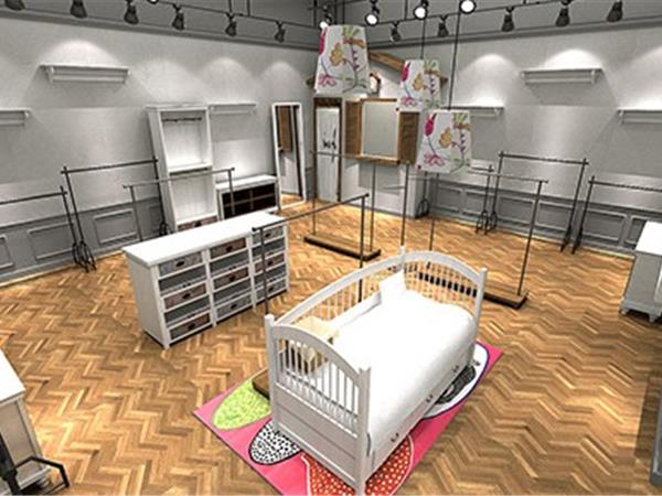 因否童装店铺展示