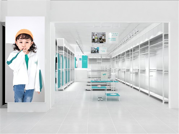 五岳童盟童装店铺展示