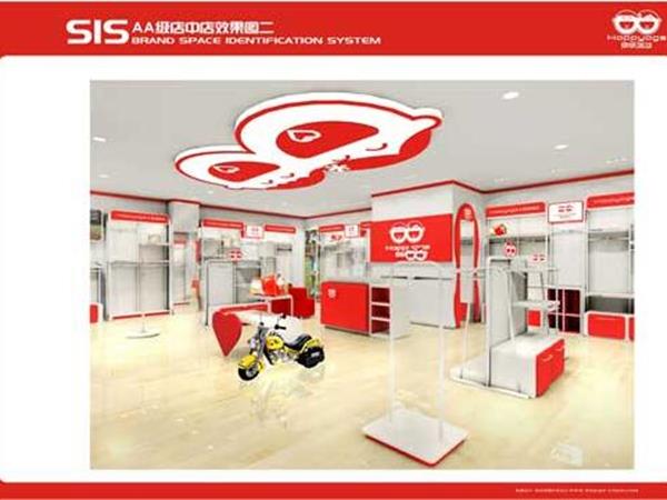 快乐年华童装店铺展示