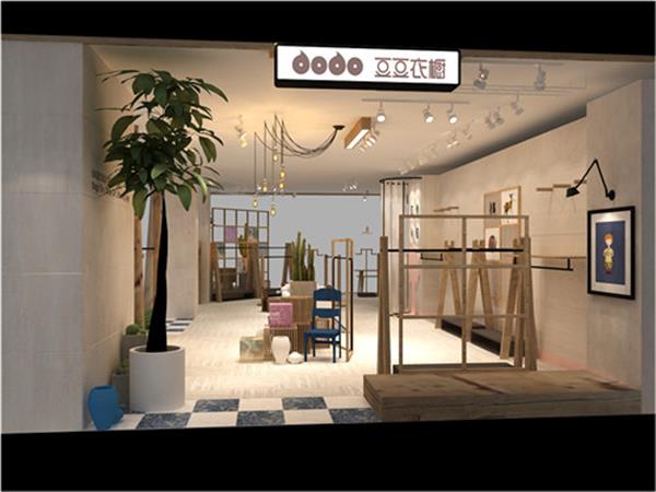 豆豆衣橱童装店铺展示