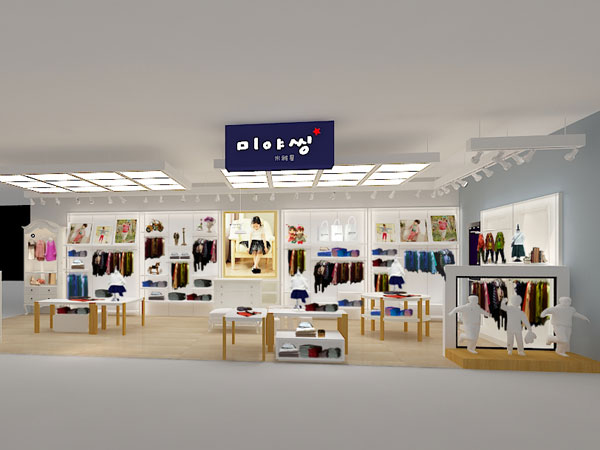 米雅星童装店铺展示