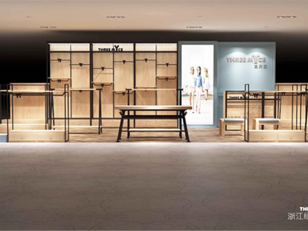 三只鼠童装店铺展示