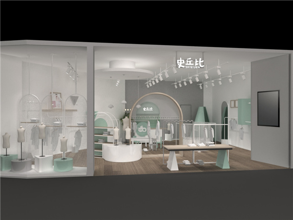 史丘比童装店铺展示