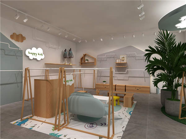 海贝童装店铺展示