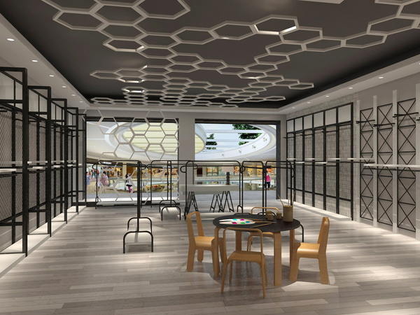 先飞鸟童装店铺展示