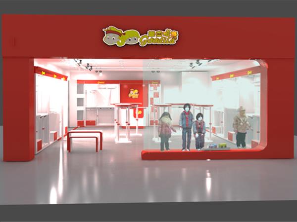 亲善公主童装店铺展示