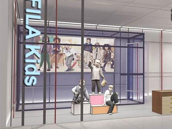 斐乐童装店铺展示