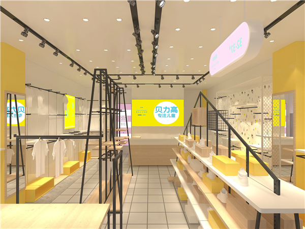 贝力高童装店铺展示