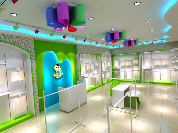 唯珂萌童装店铺展示