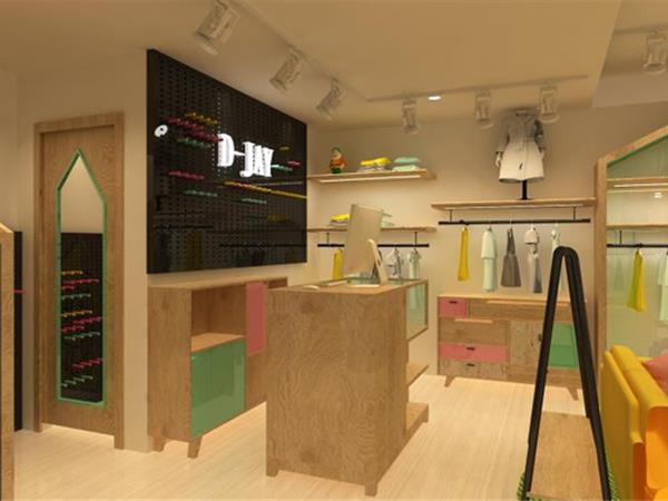 阿拉小睿童装店铺展示