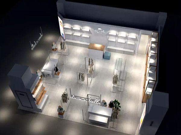 戴维贝拉童装店铺展示