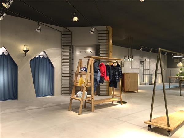 拉酷儿童装店铺展示