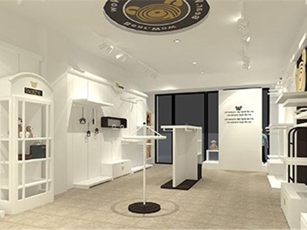 小熊哇噻童装店铺展示