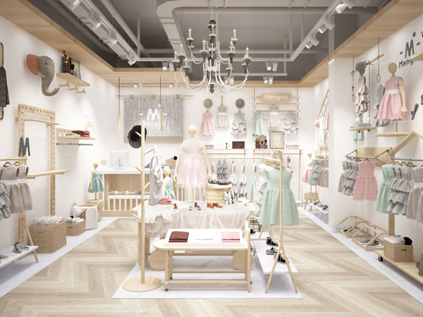 萌度童装店铺展示
