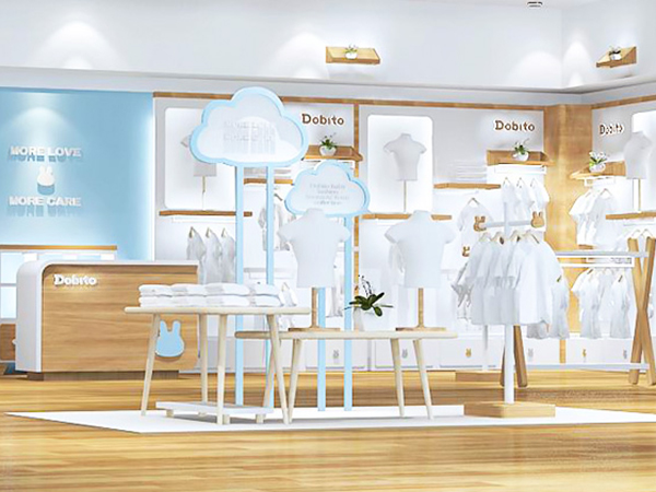多比兔童装店铺展示