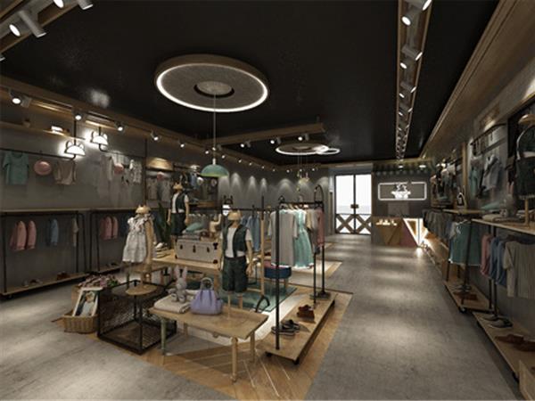 宝儿汪童装店铺展示