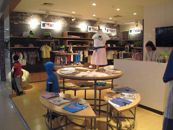 MLB Kids童装店铺展示