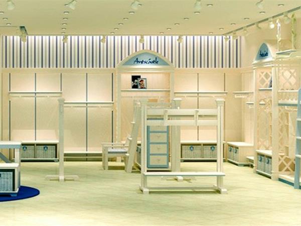 蓝蚁迪堡童装店铺展示