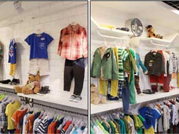 旺仔童装店铺展示