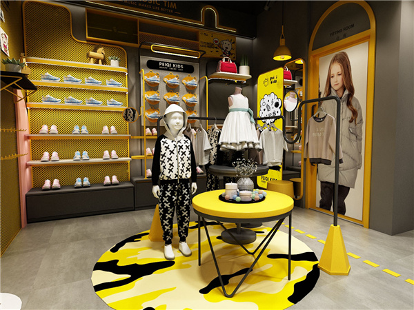 PEIQI FAMILY童装店铺展示