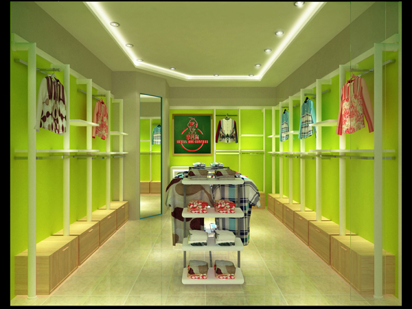 依草轩童装店铺展示