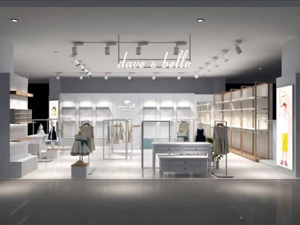 戴维贝拉童装店铺展示