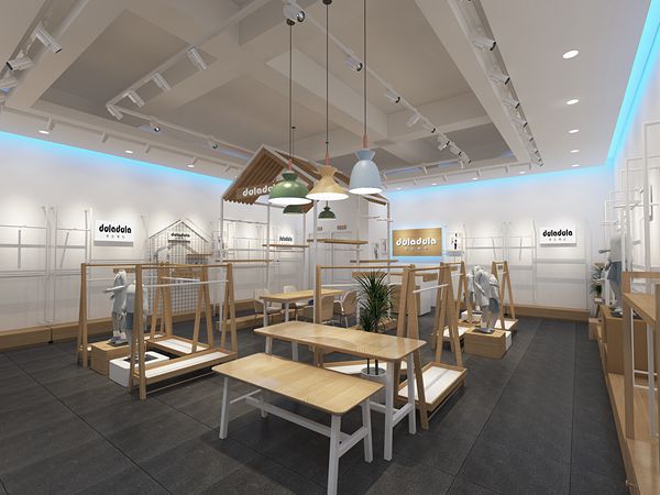 嘟拉嘟拉童装店铺展示