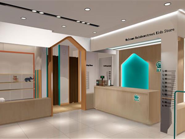 彩虹街童装店铺展示