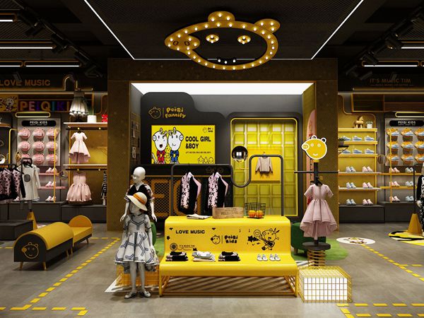 PEIQI FAMILY童装店铺展示