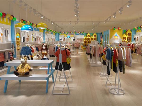 世纪童话童装店铺展示