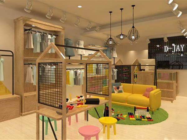 阿拉小睿童装店铺展示