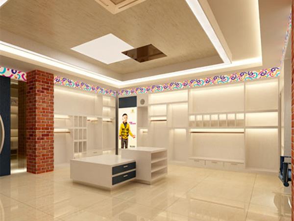 跳格子童装店铺展示