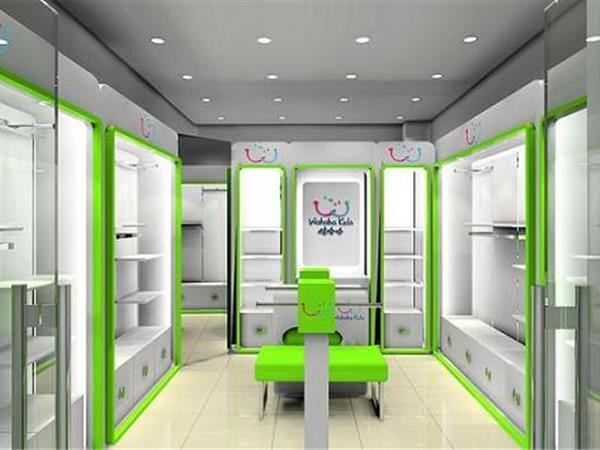 娃哈哈童装店铺展示