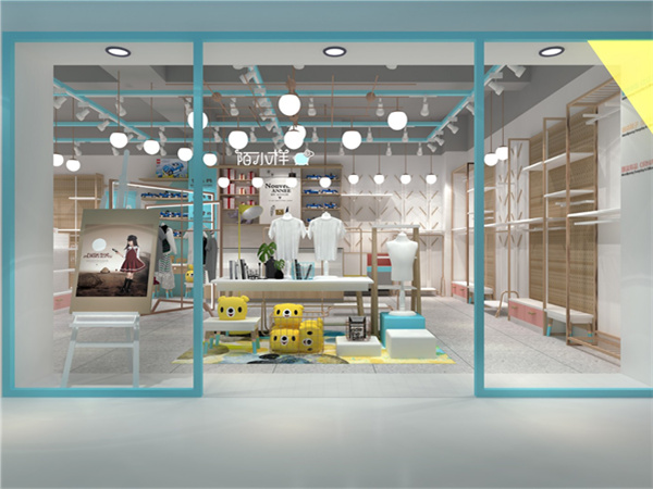 陌小样童装店铺展示