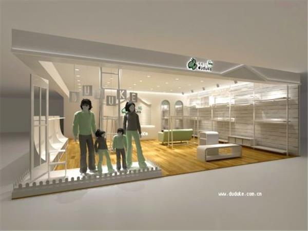 嘟嘟可儿童装店铺展示