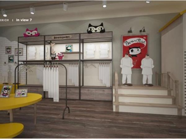 芭拿娜服酷坏猫童装店铺展示