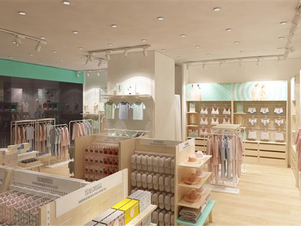 Jiusuiban久岁伴童装店铺展示