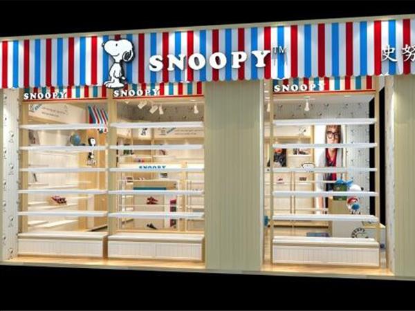 史努比童鞋童装店铺展示