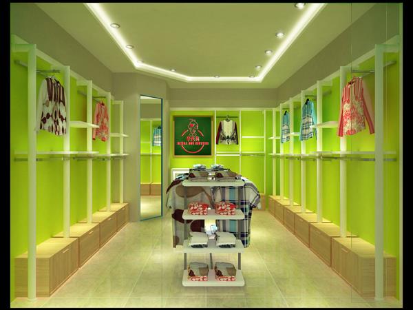 辛芭狗童装店铺展示