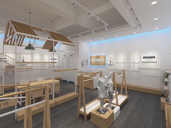 嘟拉嘟拉童装店铺展示