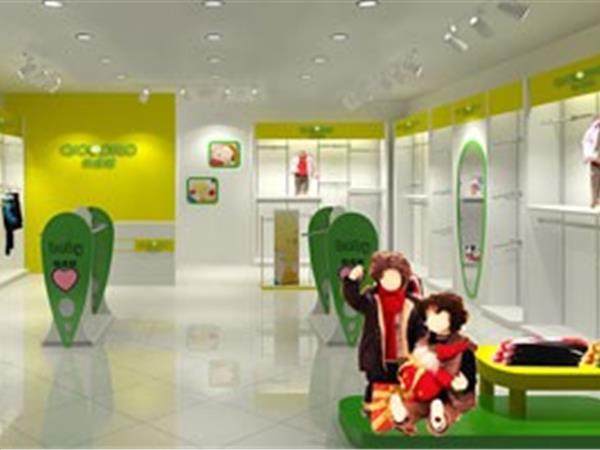 俏皮蛙童装店铺展示